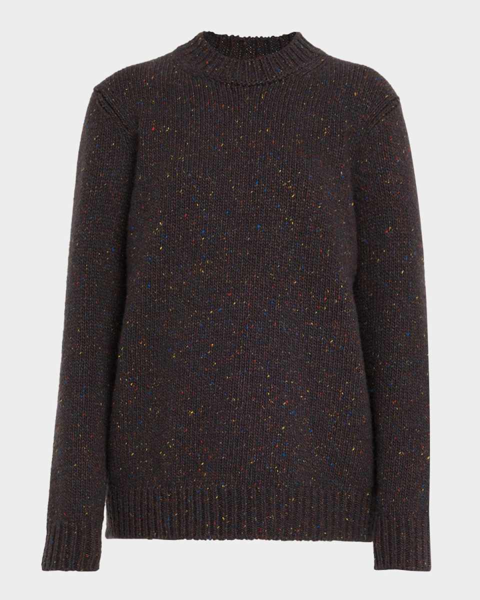 Alfie Speckled Cashmere Knit Sweater